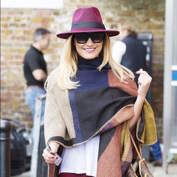 ADOLFO II WOOL FEDORA HAT IN MAROON - Picture 7 of 8